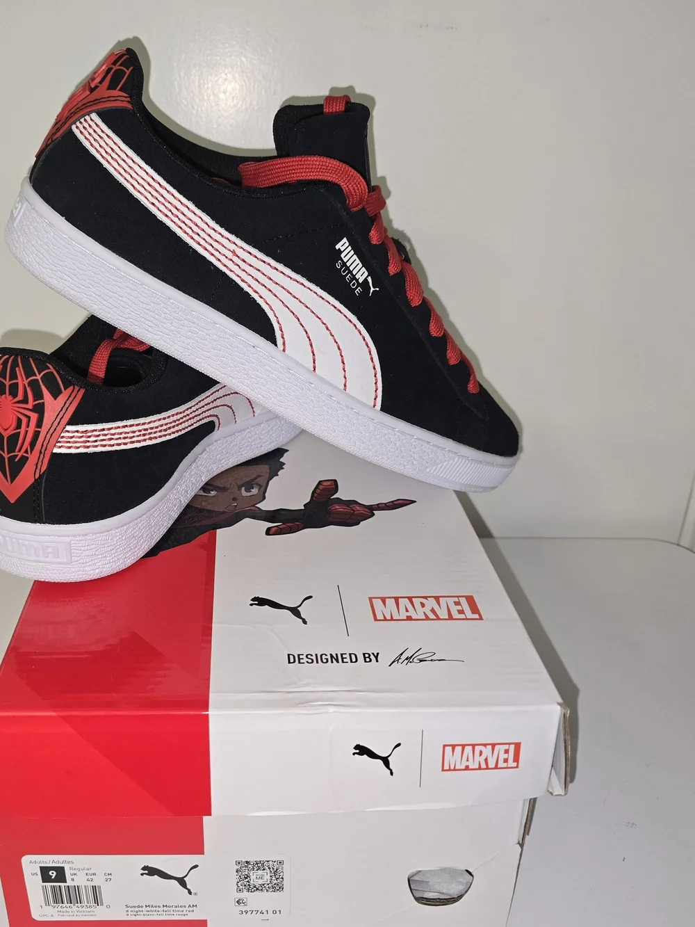 Puma x Marvel Suede Miles Morales AM Sneakers